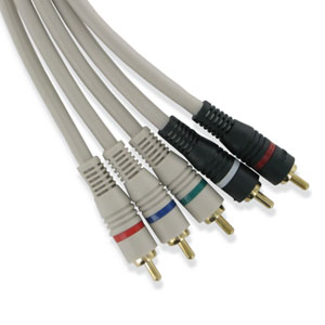 Premium 5-Wire RCA HDTV Component Video Jumpers 